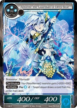 Antorite the Guardian of Deep Blue (1) [OG1] - Force of Will Single