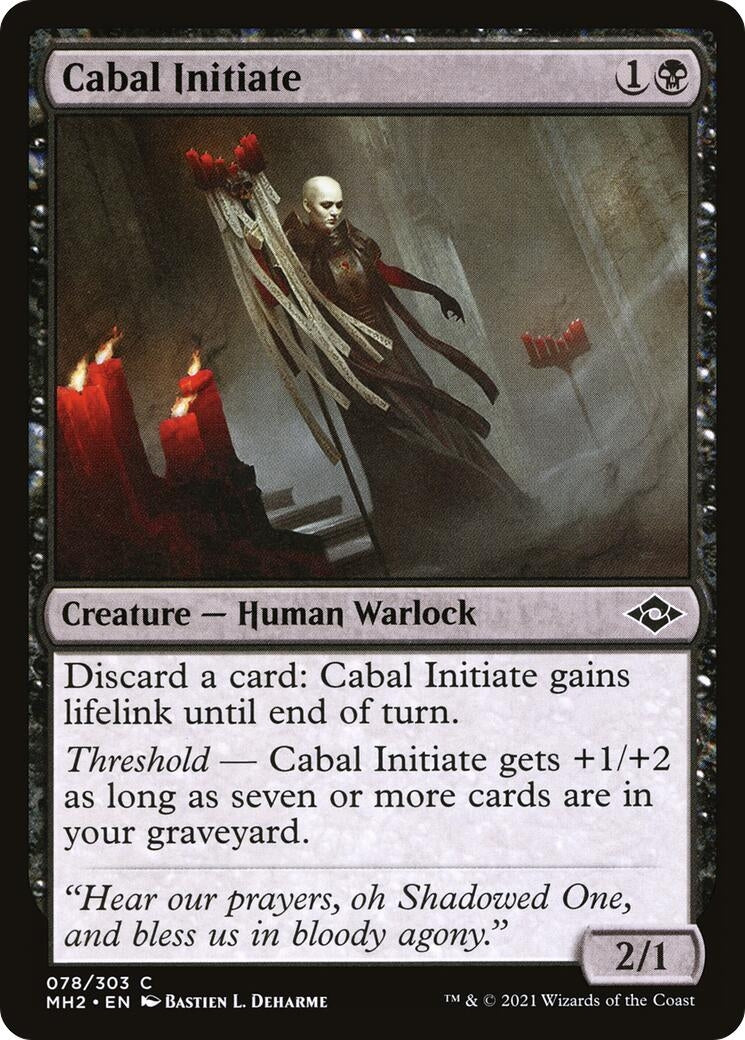 Cabal Initiate (78) [MH2] - MTG Single