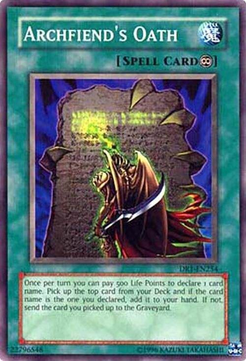 Archfiend’s Oath (1254) - YuGiOh Single