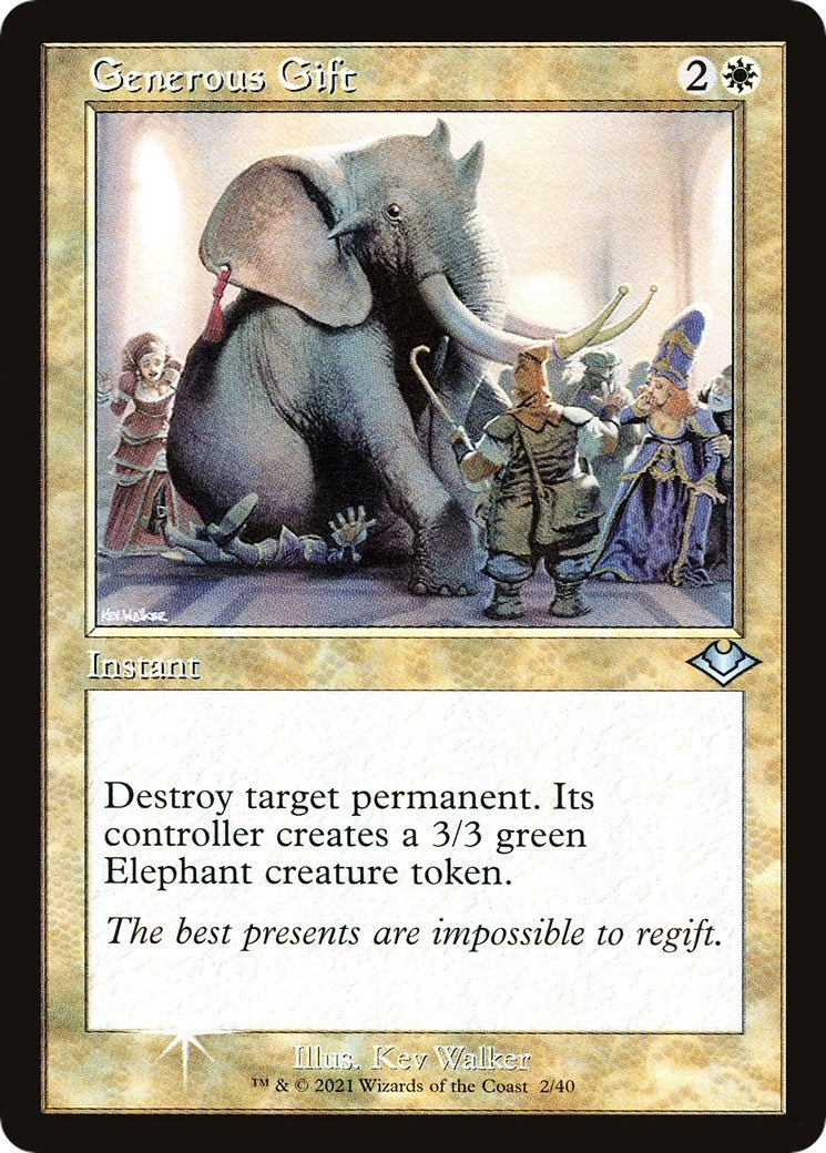 Generous Gift (Retro Frame) (2) [MH1] - MTG Single