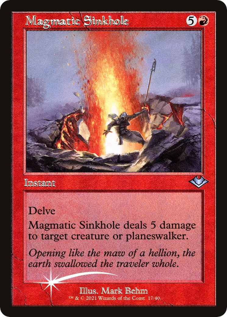 Magmatic Sinkhole (Retro Frame) (17) [MH1] - MTG Single