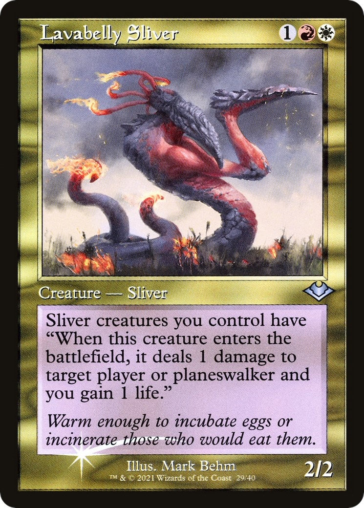 Lavabelly Sliver (Retro Frame) (29) [MH1] - MTG Single