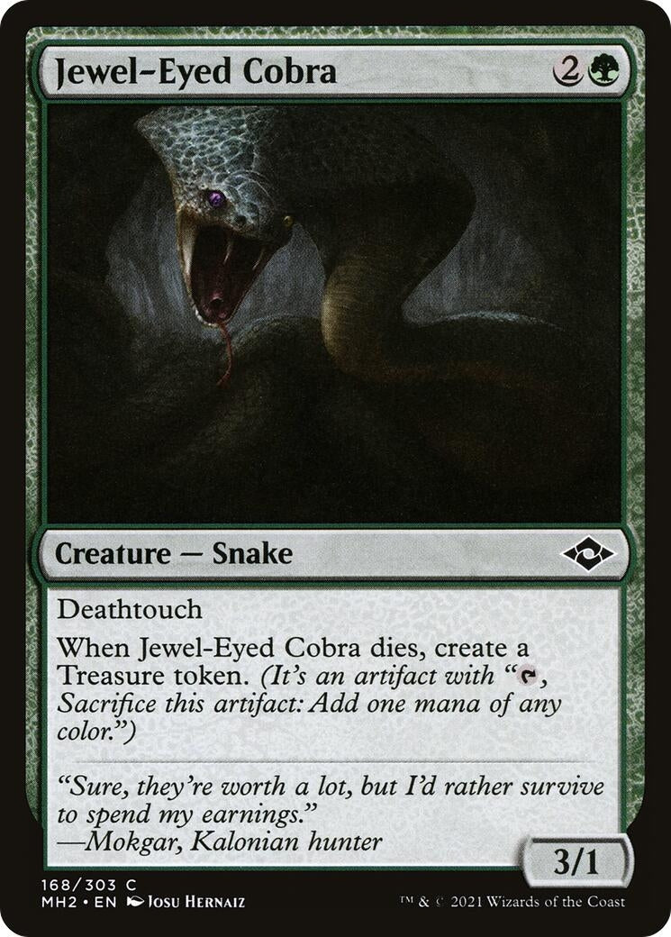 Jewel-Eyed Cobra (168) [MH2] - MTG Single