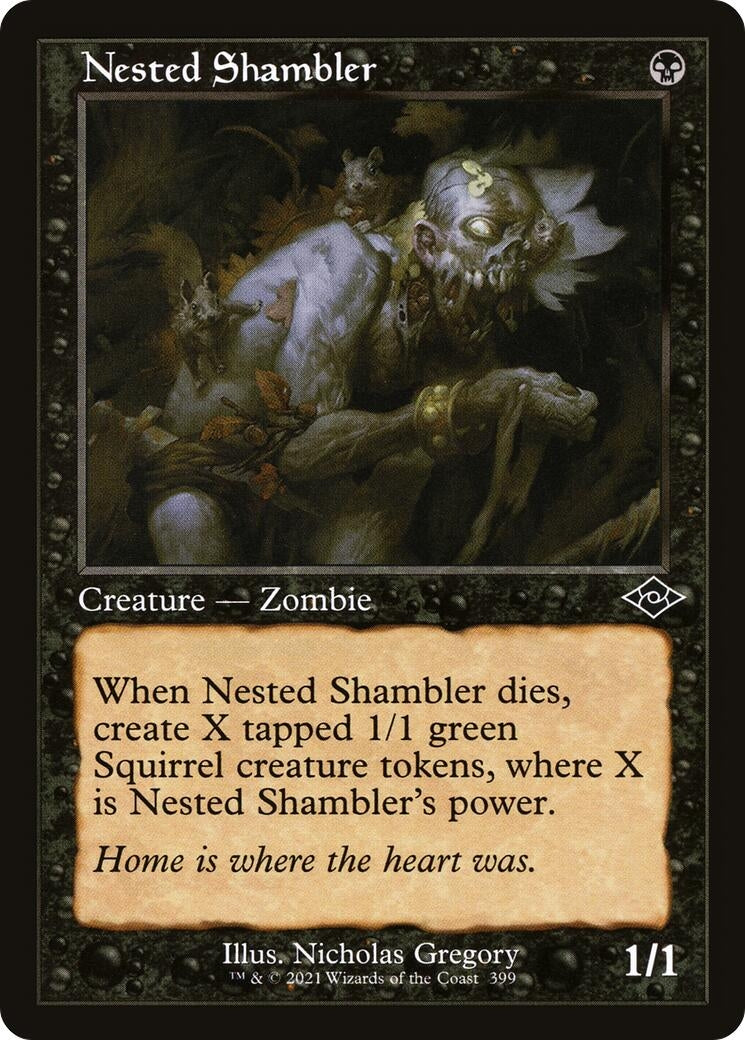 Nested Shambler (Retro Frame) (399) [MH2] - MTG Single