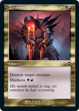 Terminal Agony (Retro Frame) (Foil Etched) (424) [MH2] - MTG Single