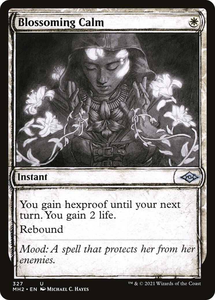 Blossoming Calm (Showcase) (327) [MH2] - MTG Single