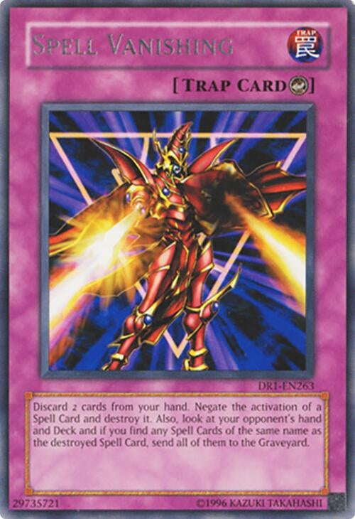 Spell Vanishing (1263) - YuGiOh Single