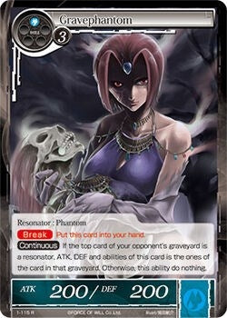 Gravephantom (1) [OG1] - Force of Will Single