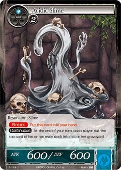 Acidic Slime (1) [OG1] - Force of Will Single