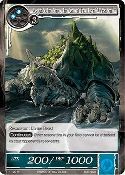 Aspidochelone the Giant Turtle of Wisdom (1) [OG1] - Force of Will Single