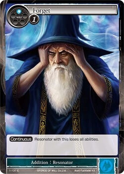 Forget (1) [OG1] - Force of Will Single