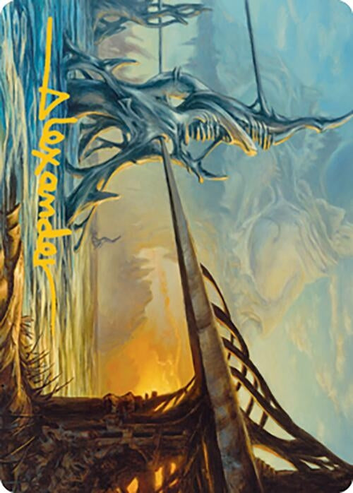 Razortide Bridge Art Card (Gold-Stamped Signature) (76) [ASMH2] - MTG Single
