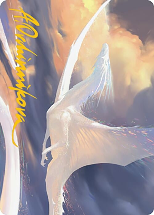 Timeless Dragon Art Card (Gold-Stamped Signature) (9) [ASMH2] - MTG Single
