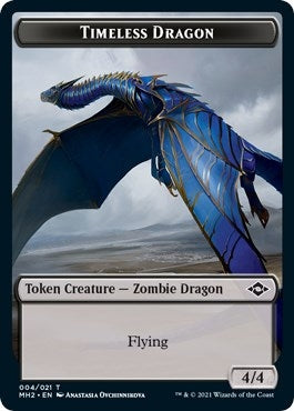 Timeless Dragon Token (0) [MH2] - MTG Single