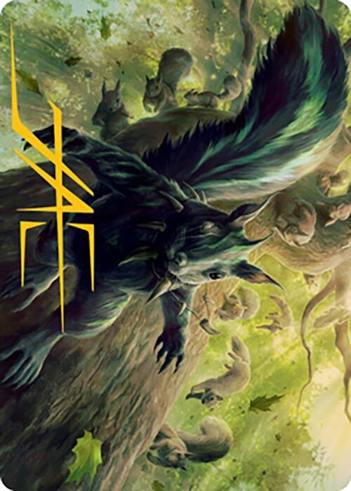 Chatterfang Squirrel General Art Card (68/81) (Gold-Stamped Signature) (68) [ASMH2] - MTG Single