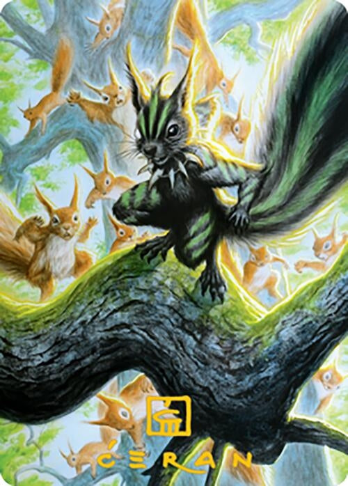 Chatterfang Squirrel General Art Card (67/81) (Gold-Stamped Signature) (67) [ASMH2] - MTG Single
