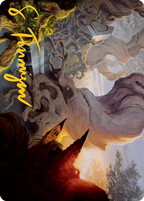 Yavimaya Cradle of Growth Art Card (Gold-Stamped Signature) (66) [ASMH2] - MTG Single