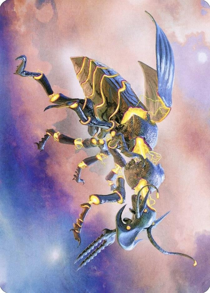 Zabaz the Glimmerwasp Art Card (65) [ASMH2] - MTG Single