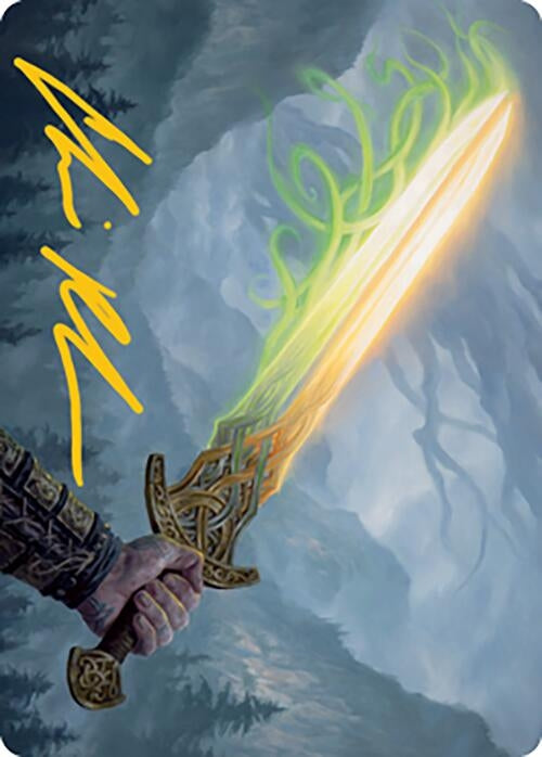 Sword of Hearth and Home Art Card (Gold-Stamped Signature) (64) [ASMH2] - MTG Single