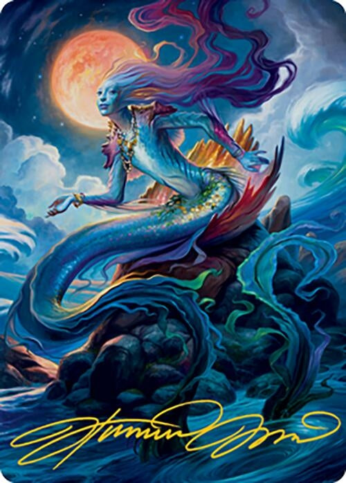 Svyelun of Sea and Sky Art Card (24/81) (Gold-Stamped Signature) (24) [ASMH2] - MTG Single