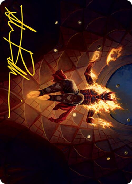 Yusri Fortune’s Flame Art Card (Gold-Stamped Signature) (60) [ASMH2] - MTG Single
