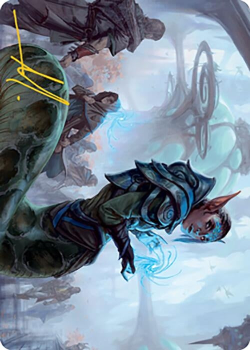 Lonis Cryptozoologist Art Card (Gold-Stamped Signature) (57) [ASMH2] - MTG Single