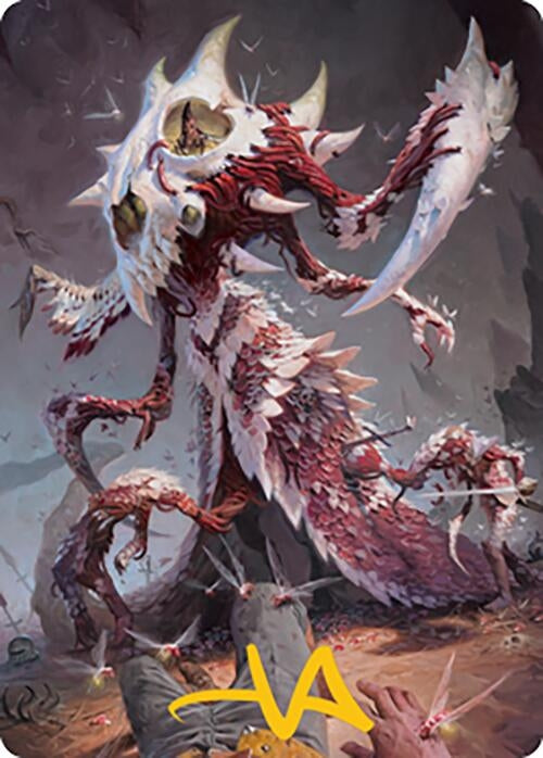 Grist the Hunger Tide Art Card (56/81) (Gold-Stamped Signature) (56) [ASMH2] - MTG Single