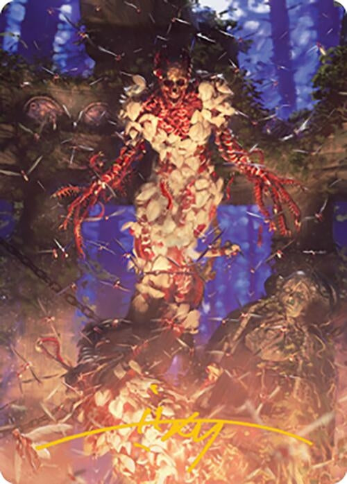 Grist the Hunger Tide Art Card (55/81) (Gold-Stamped Signature) (55) [ASMH2] - MTG Single