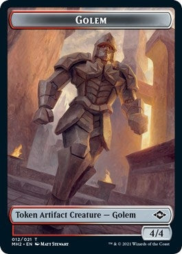 Golem Token (0) [MH2] - MTG Single