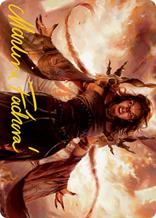 Dragon’s Rage Channeler Art Card (Gold-Stamped Signature) (35) [ASMH2] - MTG Single