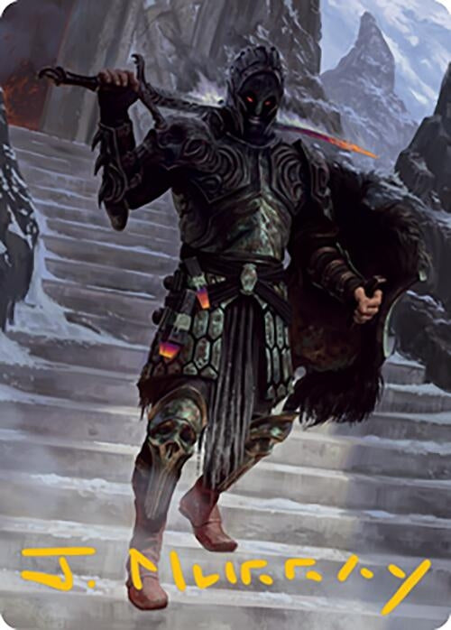 Dakkon Shadow Slayer Art Card (49/81) (Gold-Stamped Signature) (49) [ASMH2] - MTG Single