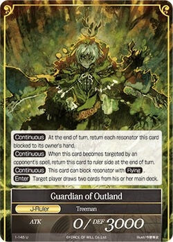 Guardian of Outland // Guardian of Outland (J) (1) [OG1] - Force of Will Single