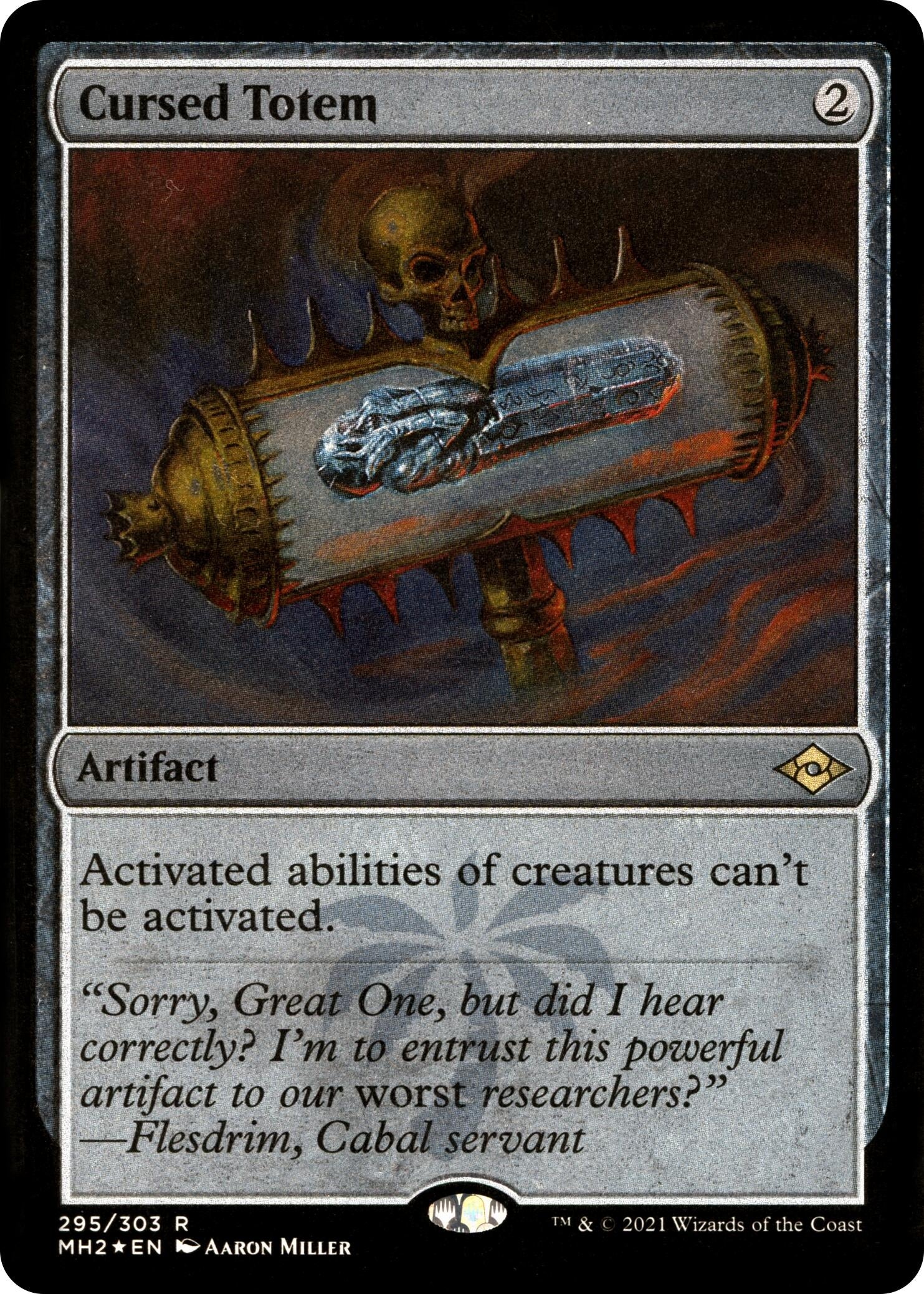 Cursed Totem (Foil Etched) (295) [MH2] - MTG Single