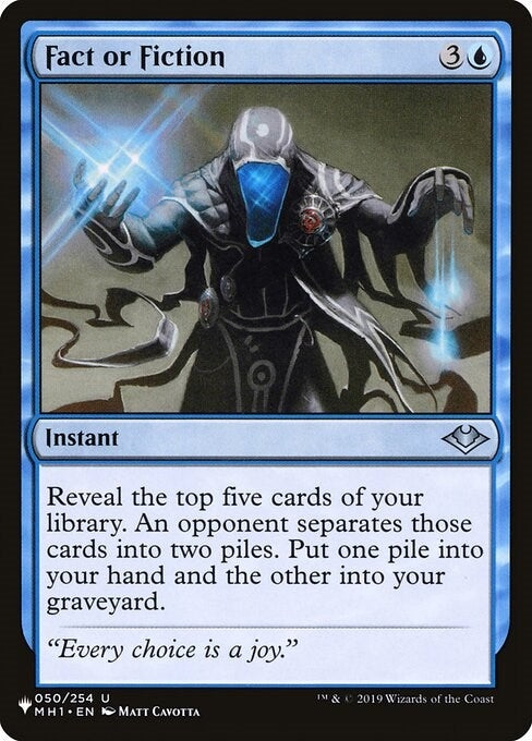 Fact or Fiction (MH1) (50) [LIST] - MTG Single