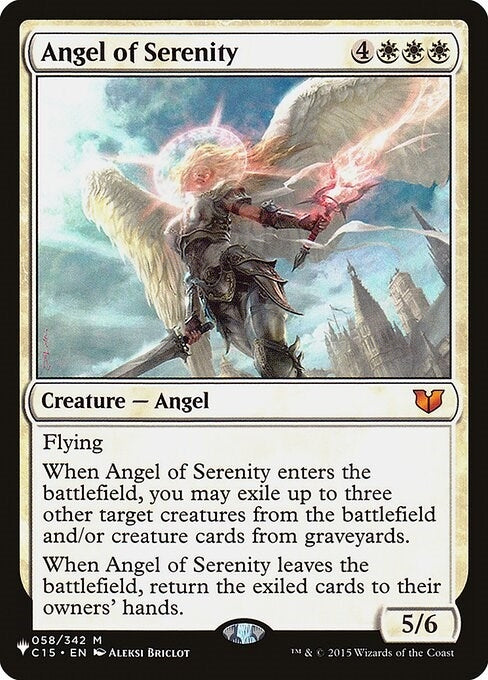 Angel of Serenity (C15) (58) [LIST] - MTG Single