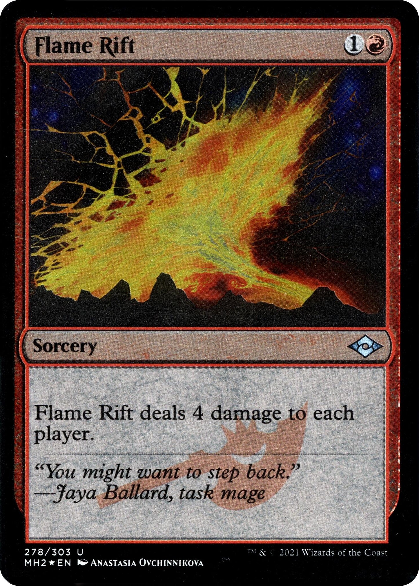 Flame Rift (Foil Etched) (278) [MH2] - MTG Single
