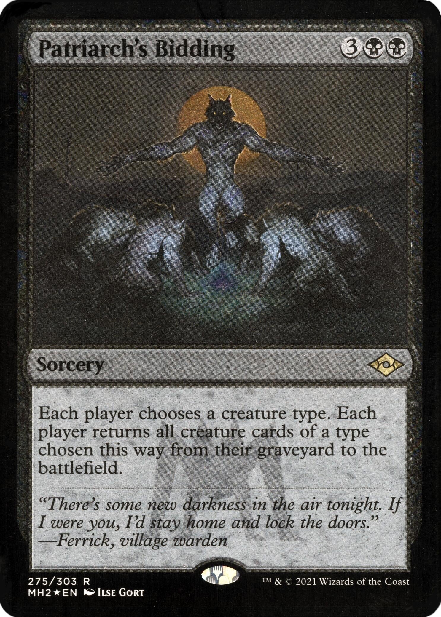 Patriarch’s Bidding (Foil Etched) (275) [MH2] - MTG Single