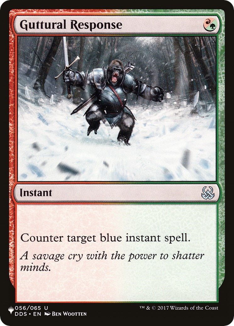 Guttural Response (56) [LIST] - MTG Single