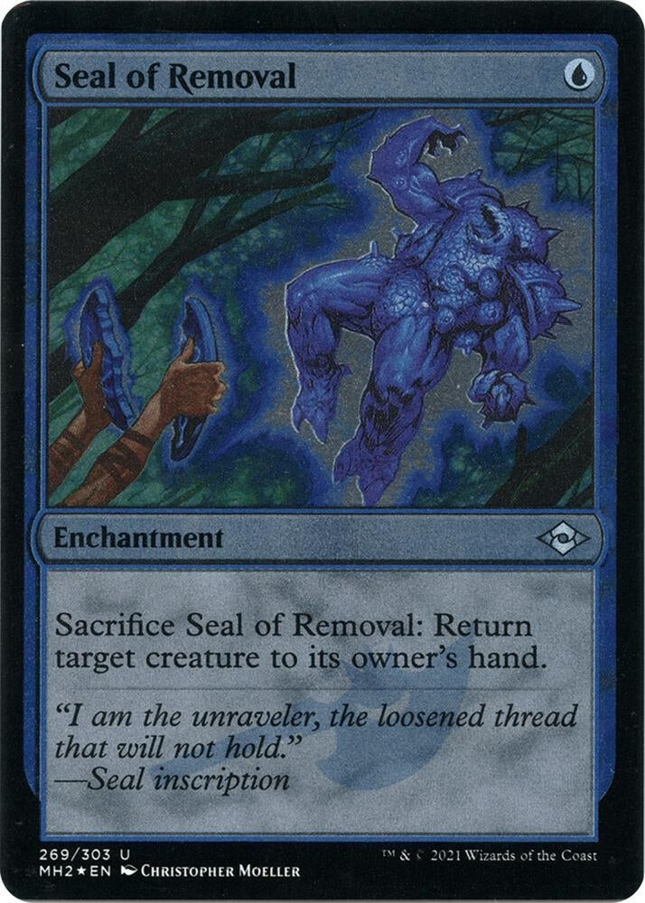 Seal of Removal (Foil Etched) (269) [MH2] - MTG Single