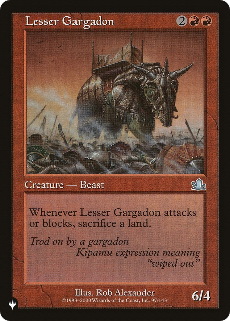Lesser Gargadon (97) [LIST] - MTG Single