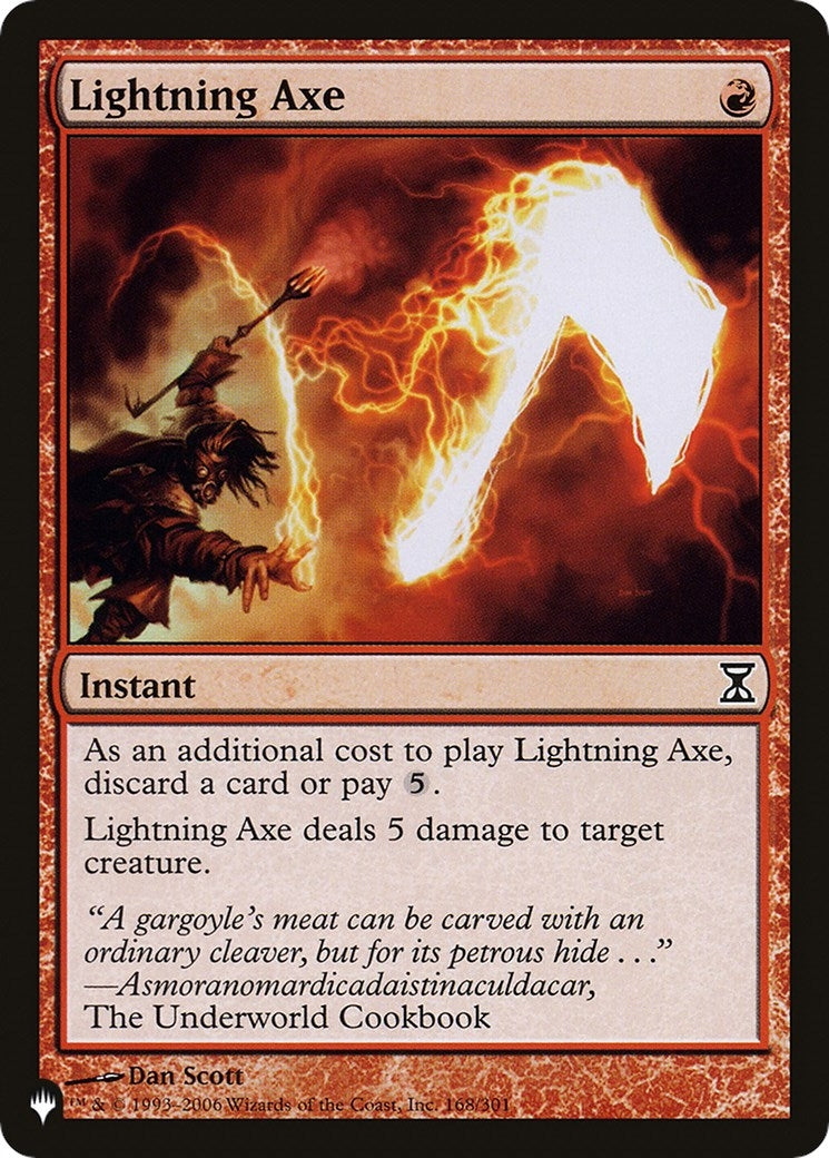 Lightning Axe (168) [LIST] - MTG Single