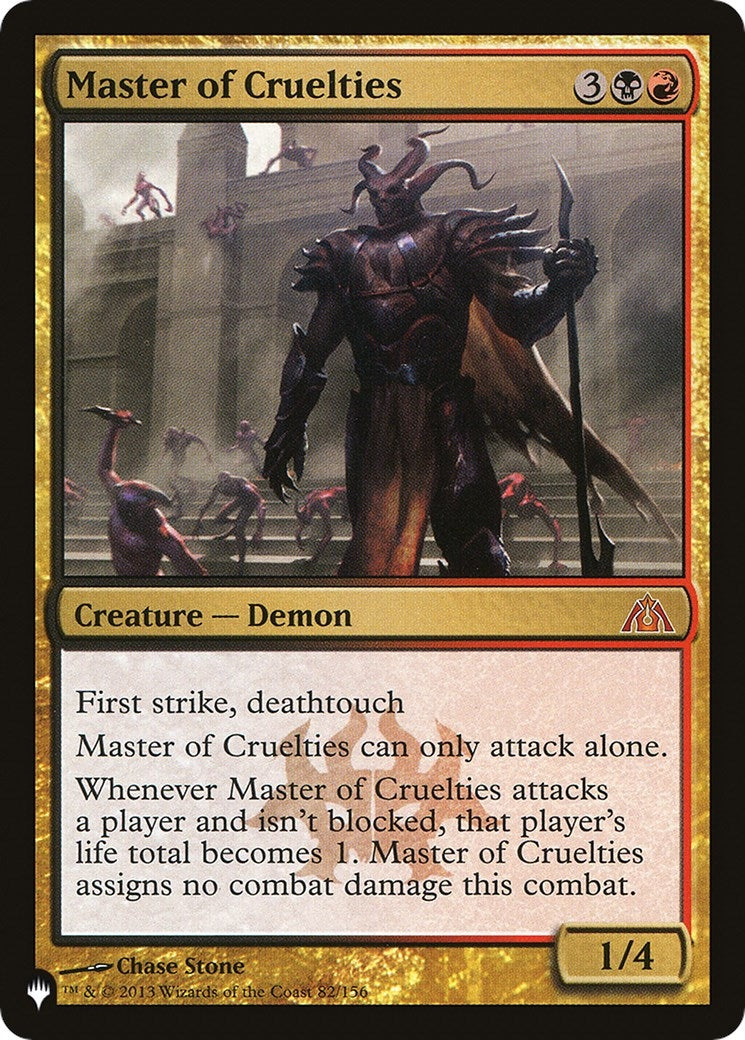 Master of Cruelties (82) [LIST] - MTG Single
