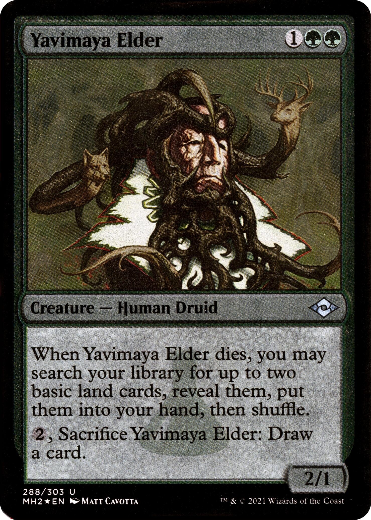 Yavimaya Elder (Foil Etched) (288) [MH2] - MTG Single