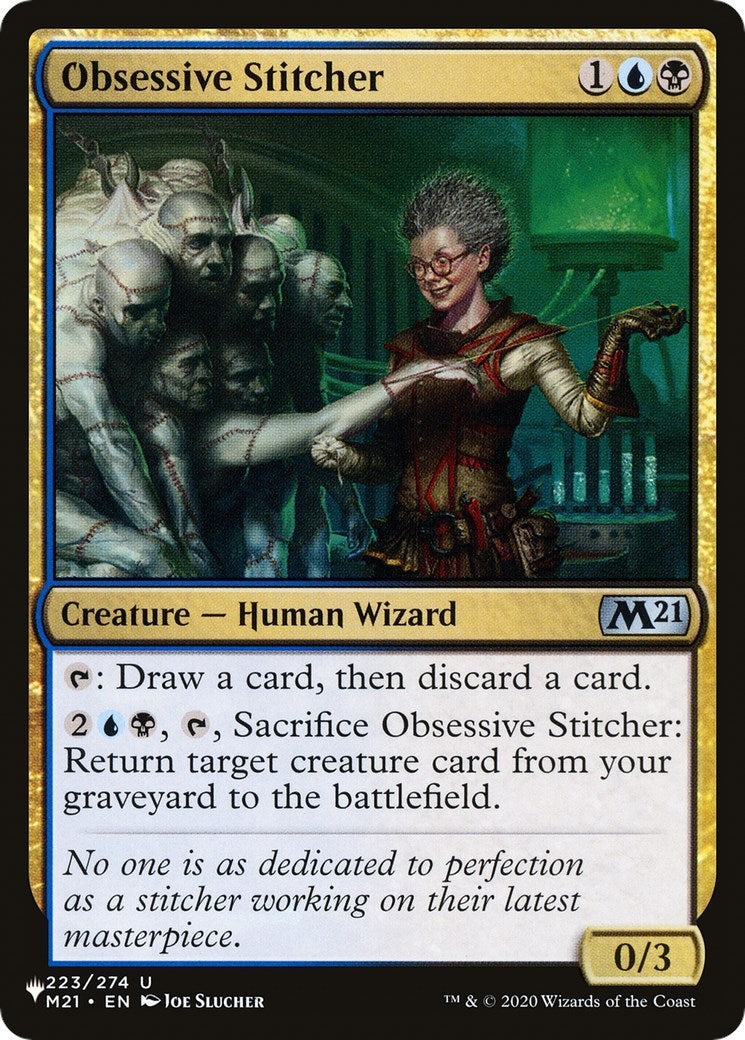 Obsessive Stitcher (223) [LIST] - MTG Single