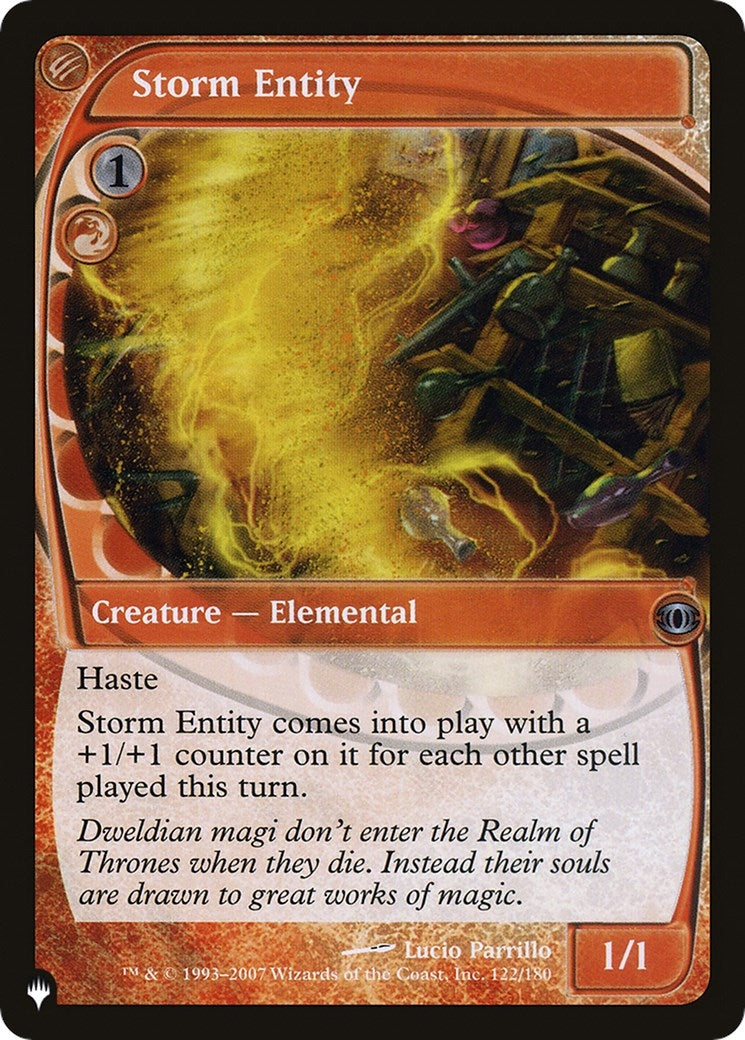 Storm Entity (122) [LIST] - MTG Single