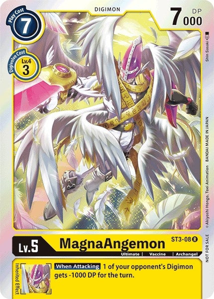 MagnaAngemon - ST3-08 (Great Legend Pre-Release) (308) [ST-3] - Digimon Card Game Single