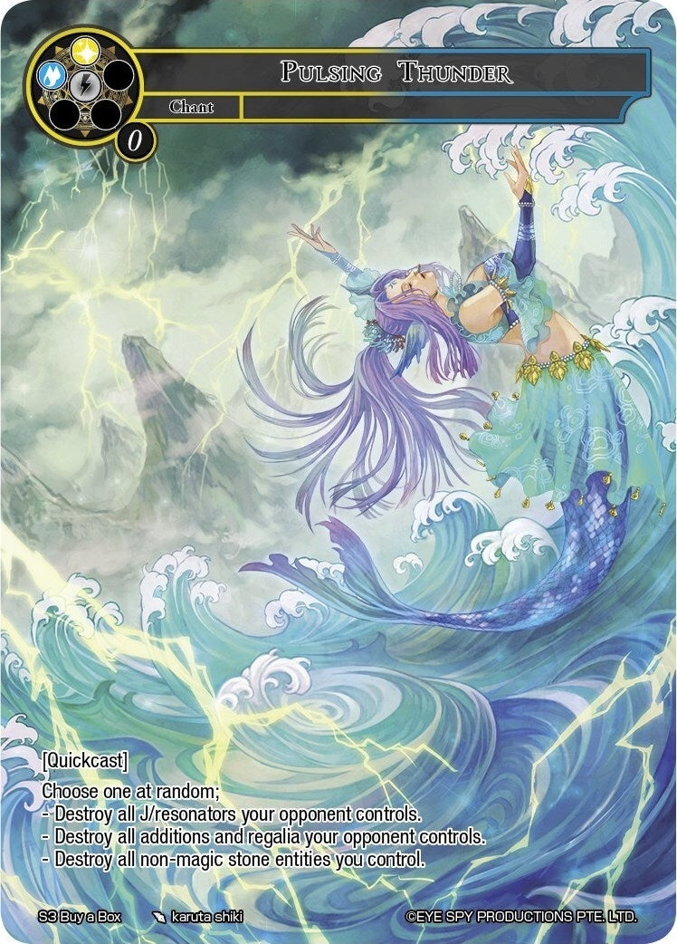 Pulsing Thunder (3) [PRO] - Force of Will Single