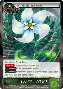 Windcalling Flower (1) [OG1] - Force of Will Single