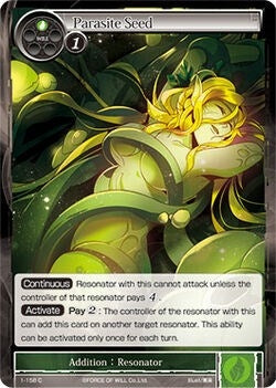 Parasite Seed (1) [OG1] - Force of Will Single