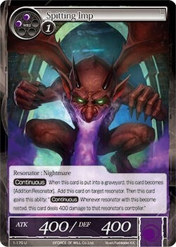 Spitting Imp (1) [OG1] - Force of Will Single